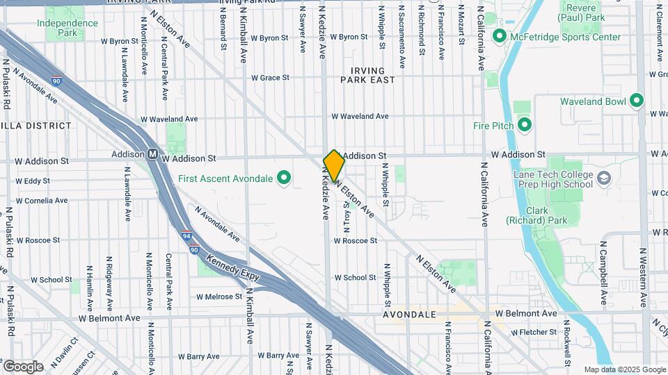 3530 N Elston Ave, Unit K06J Map and Location Details