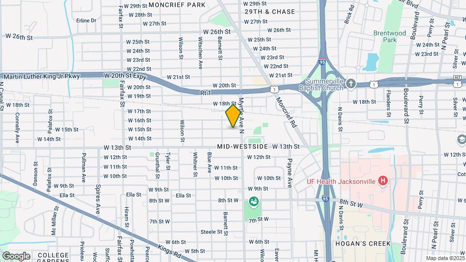 1332 W 15th St Mapa y Detalles de la Ubicación