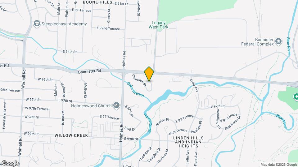 9522 Harrison St Map and Location Details