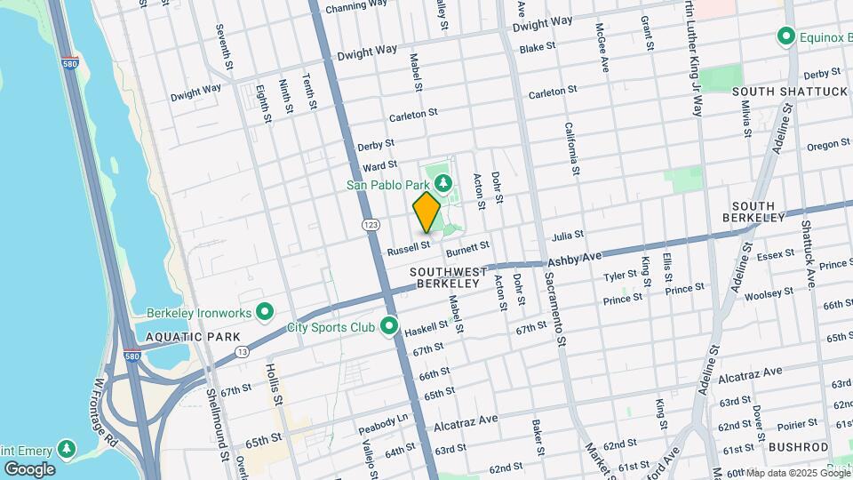 1237 Russell St Map and Location Details