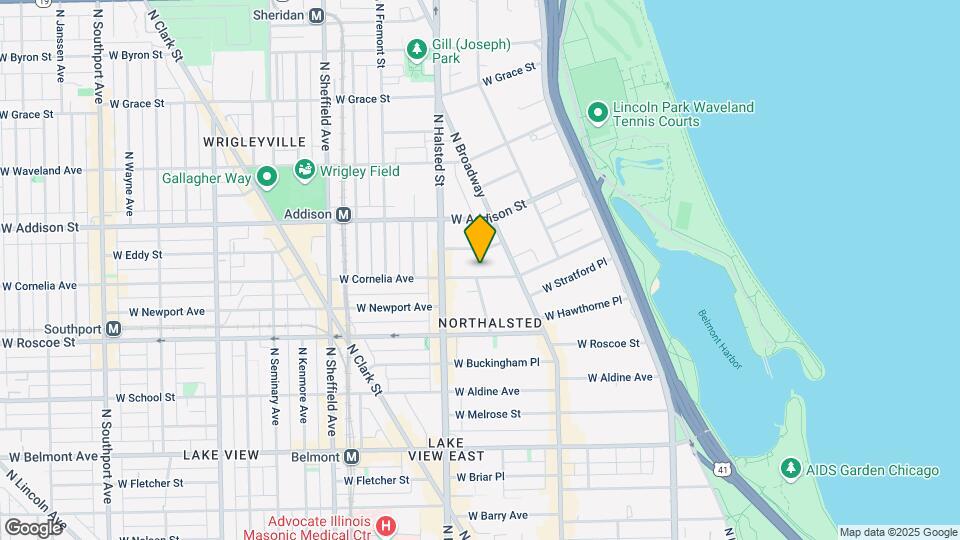 718 W Cornelia Ave, Unit G Map and Location Details