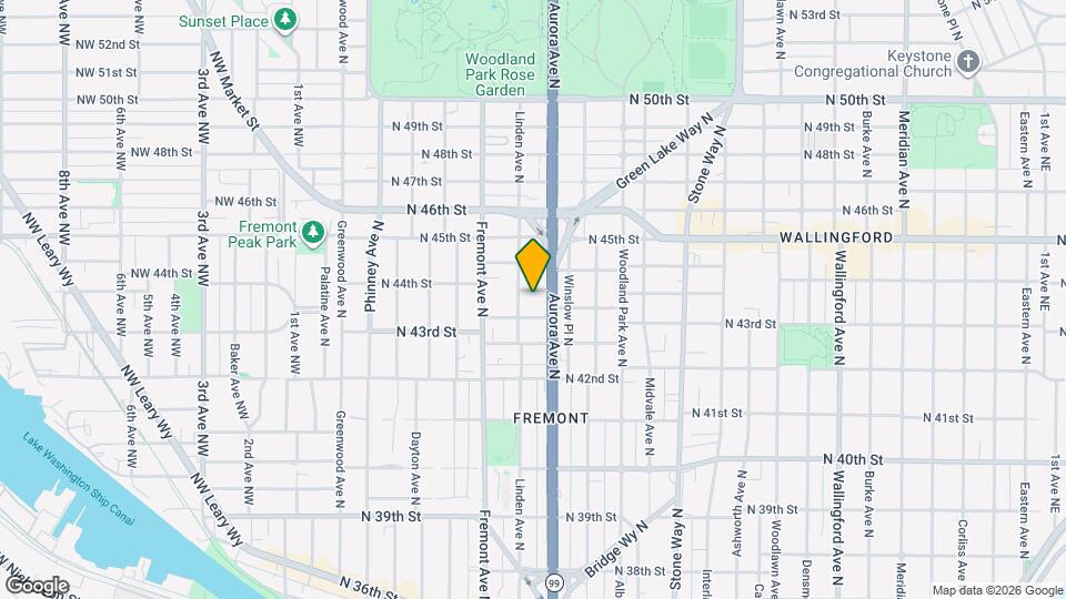 813 N 44th St Map and Location Details