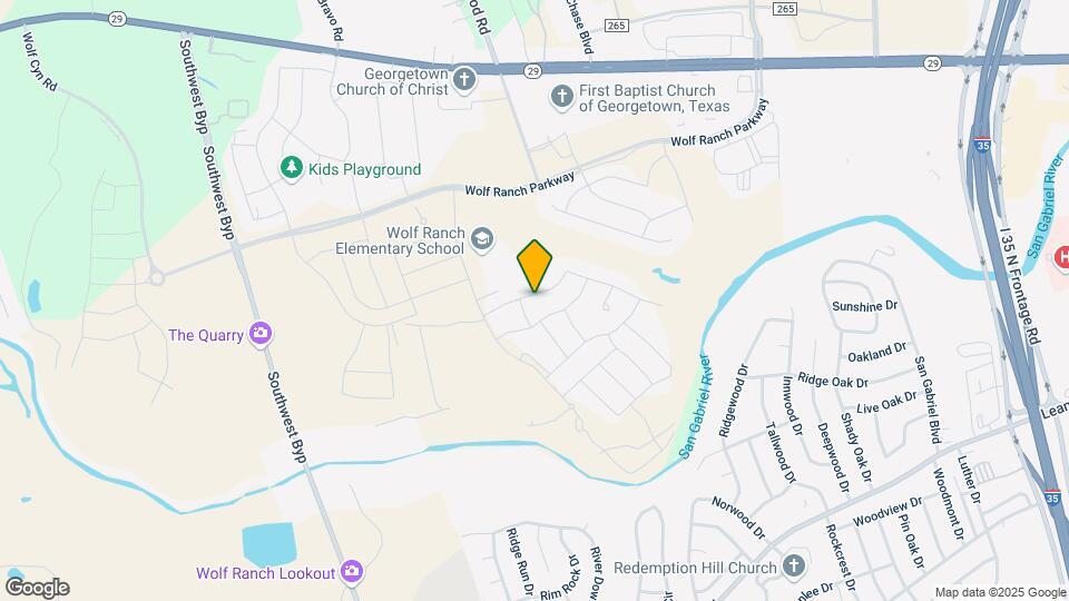 1104 Spring Gulch Ln Map and Location Details