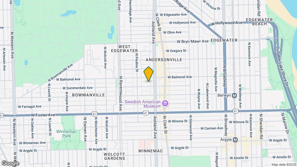 1620 W Summerdale Ave Map and Location Details