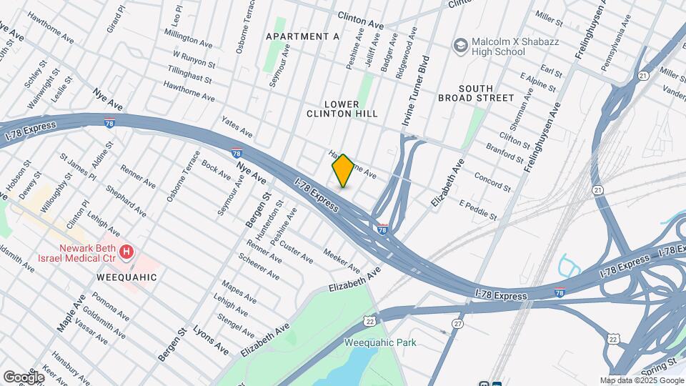 384 Badger Ave, Unit #1 Map and Location Details