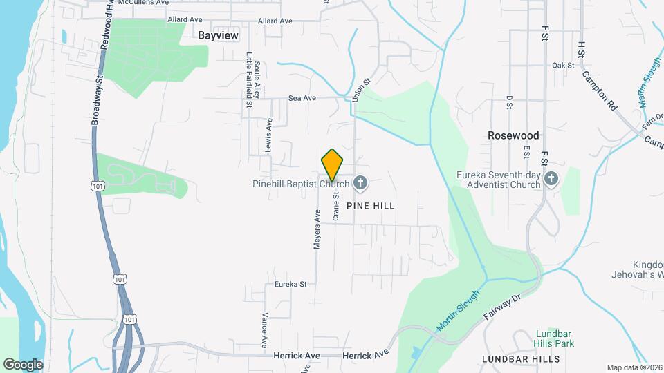 4640 Crane St Map and Location Details