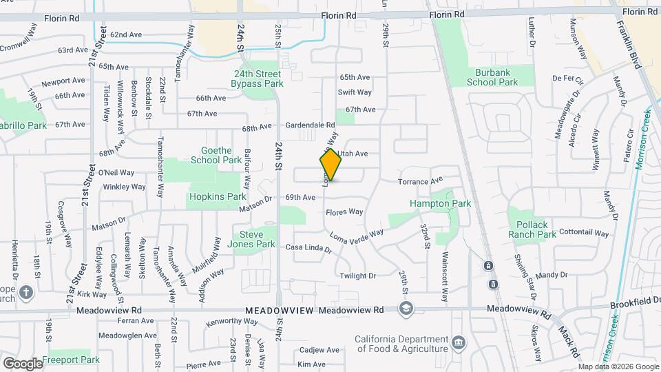 7485 Loma Verde Way Map and Location Details