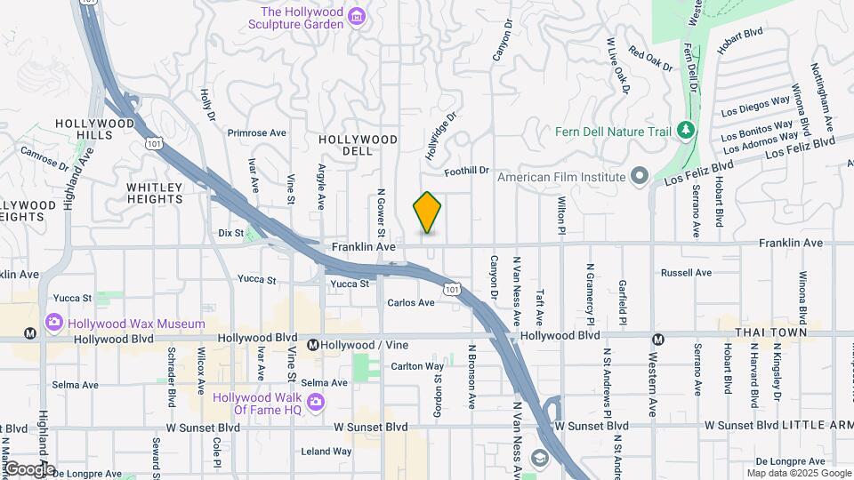 5987 Franklin Ave Map and Location Details