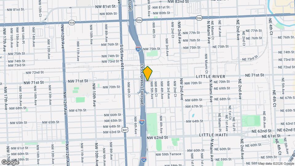 7025 NW 5th Ct Mapa y Detalles de la Ubicación