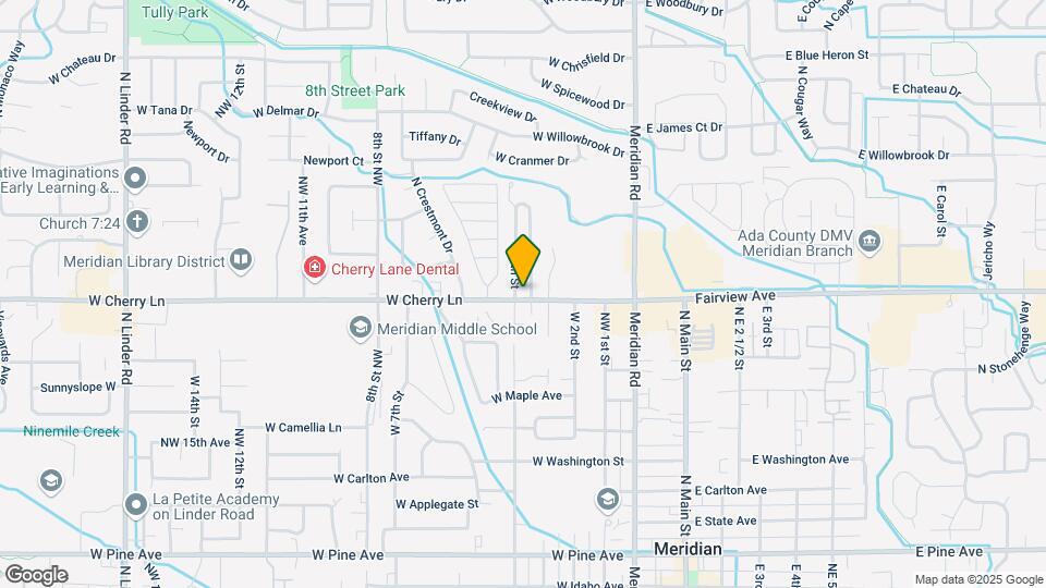 314 W Cherry Ln Map and Location Details