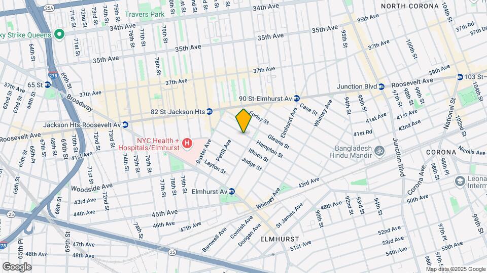 40-70 Hampton St Mapa y Detalles de la Ubicación