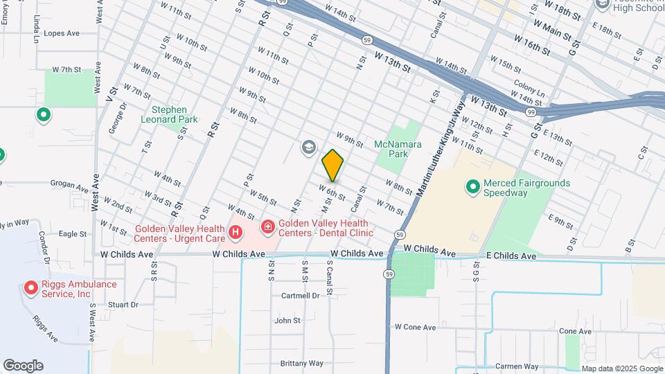 641 M St Map and Location Details