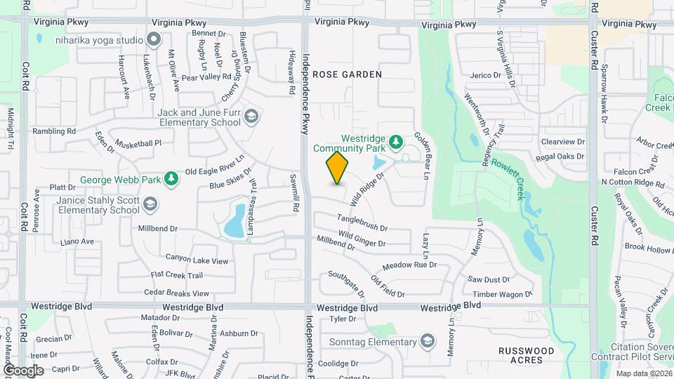 9909 Half Moon Dr Map and Location Details