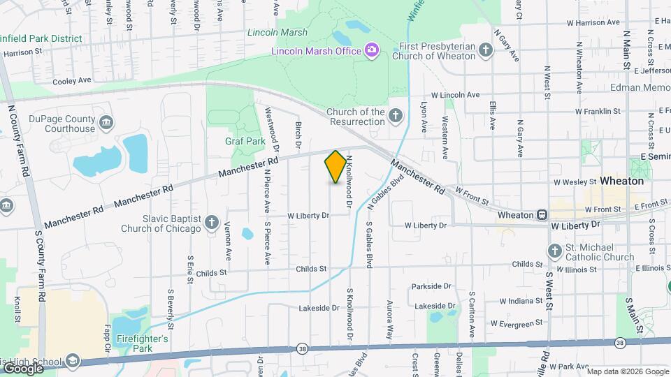 133 N Woodlawn St Map and Location Details