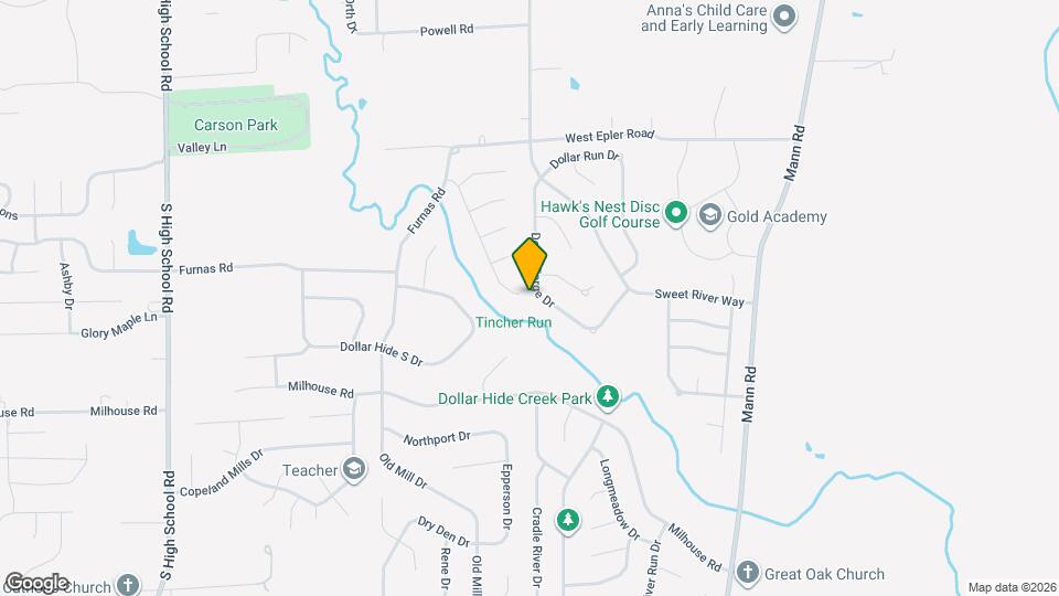 5746 Dollar Forge Dr Map and Location Details