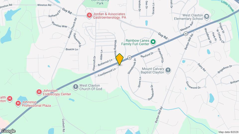 109 Walnut Creek Dr Map and Location Details