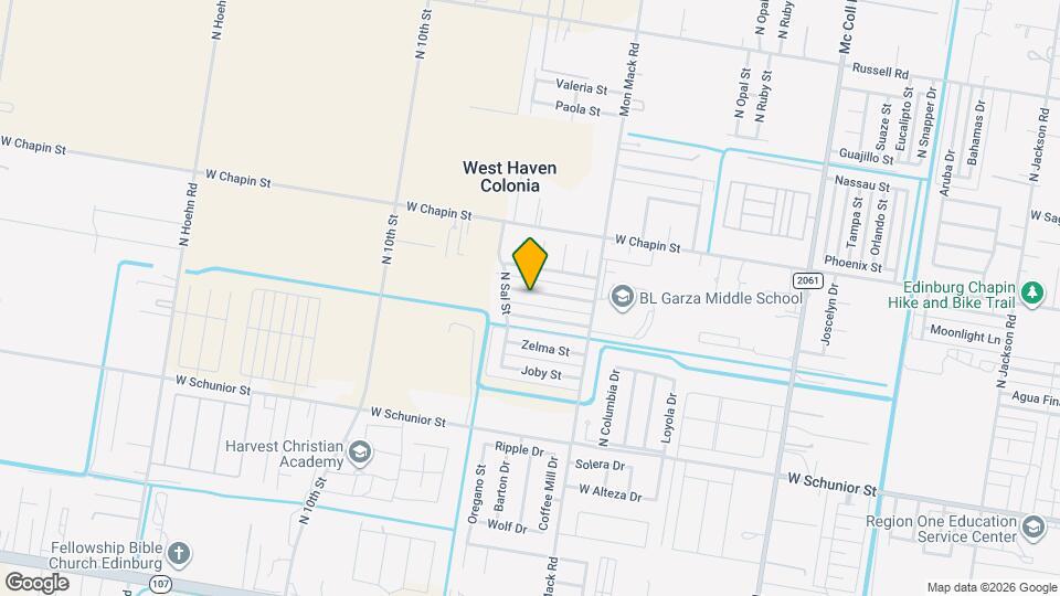 3810 W Sarah Evans Mapa y Detalles de la Ubicación