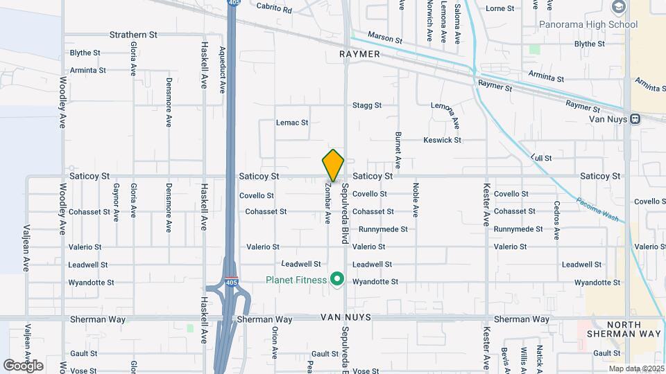 7550 Zombar Ave Map and Location Details