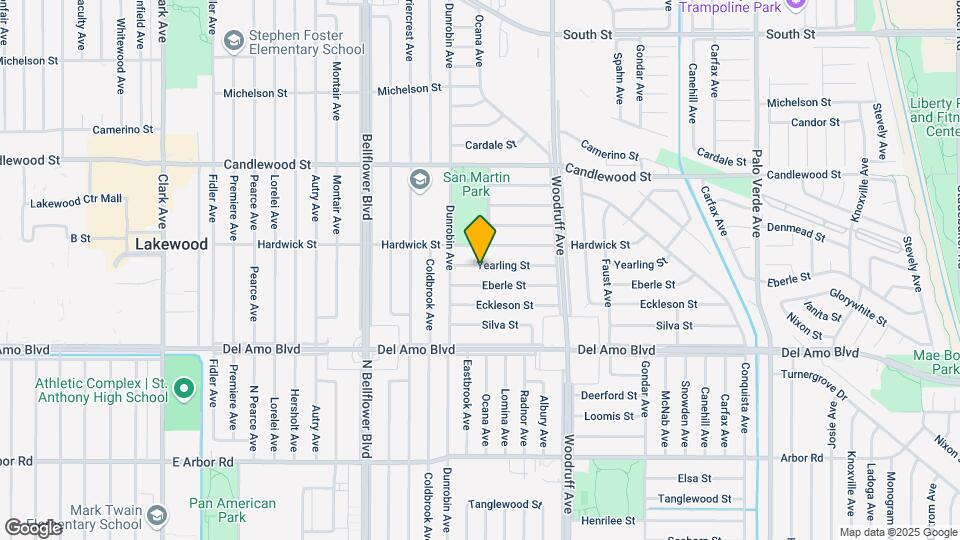 5732 Yearling St Map and Location Details