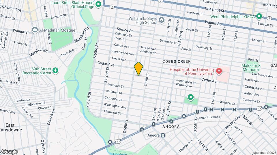 5940 Walton Ave Mapa y Detalles de la Ubicación