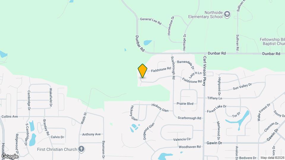 501 Fieldstone Rd Map and Location Details