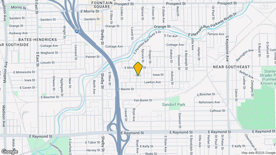 1741 Thaddeus St Map and Location Details