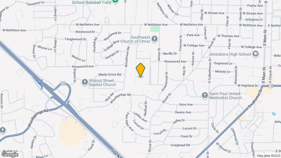 1913 Kenwood St Map and Location Details