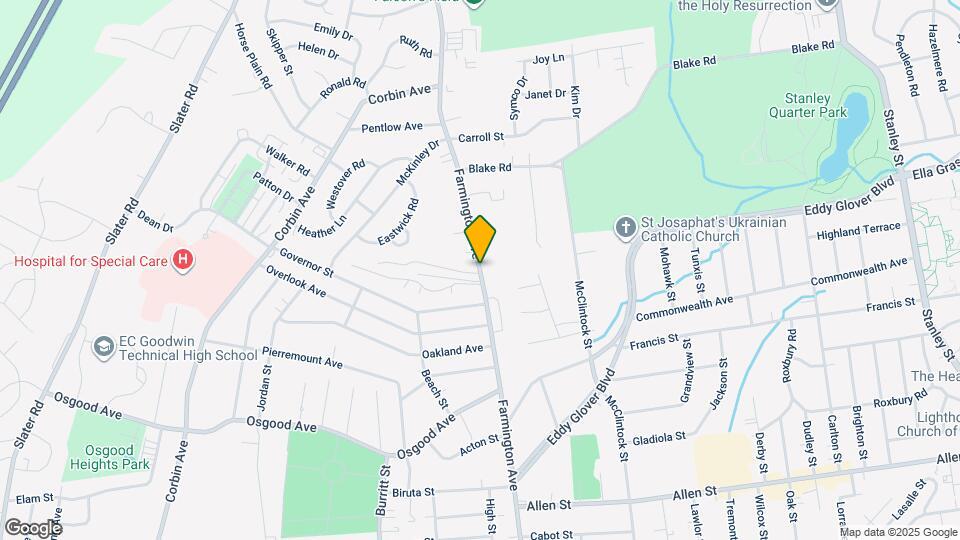 426 Farmington Ave Map and Location Details