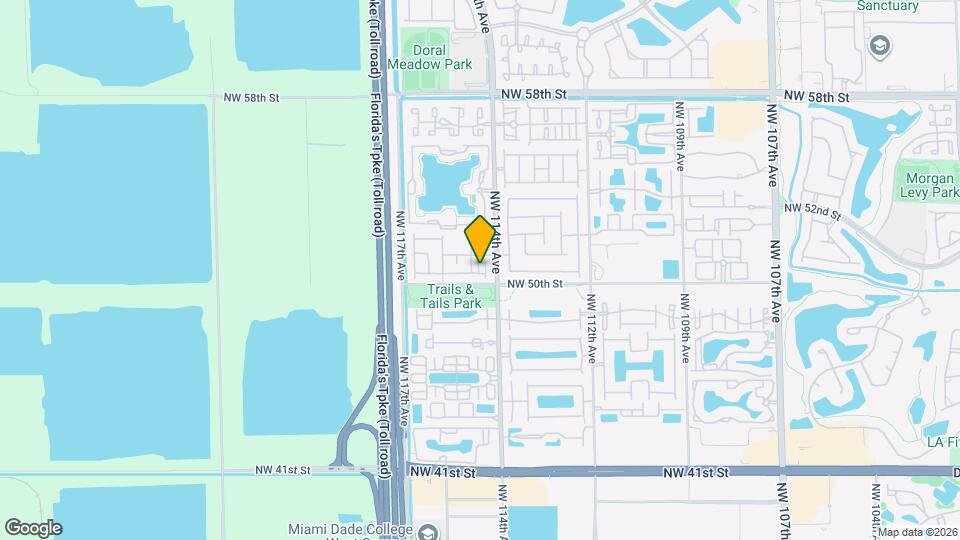5042 NW 114th Ct Map and Location Details