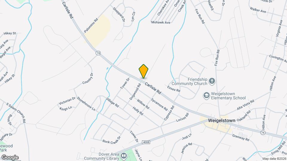 3595 Carlisle Rd Map and Location Details