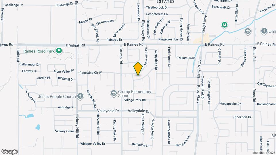 6184 Cranbury Park Dr Map and Location Details