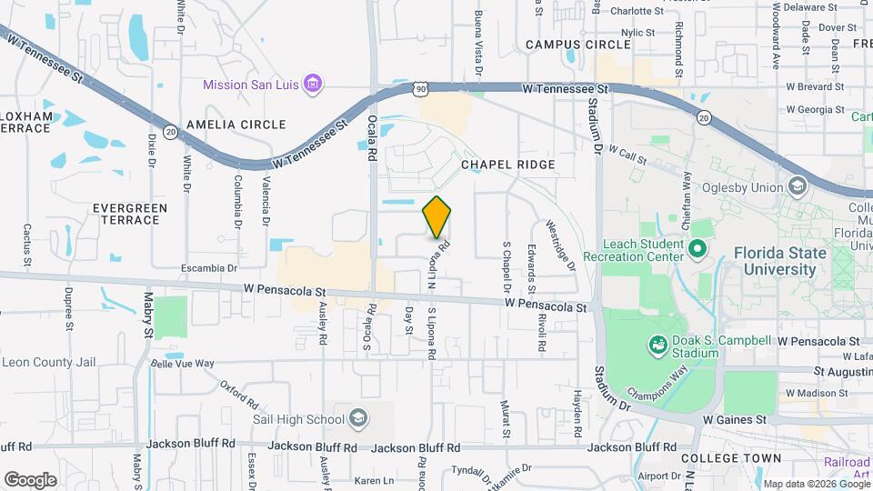 208 N Lipona Rd Map and Location Details