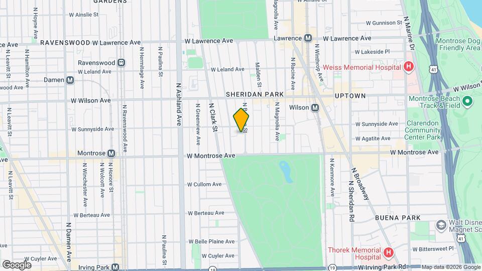 4450 N Beacon St Map and Location Details
