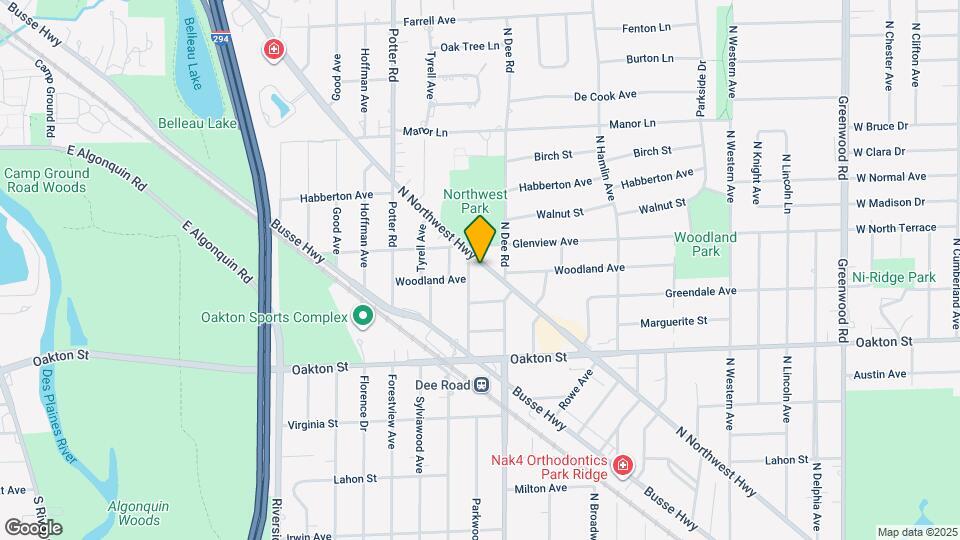 1130 N Northwest Hwy-Unit -1 Map and Location Details