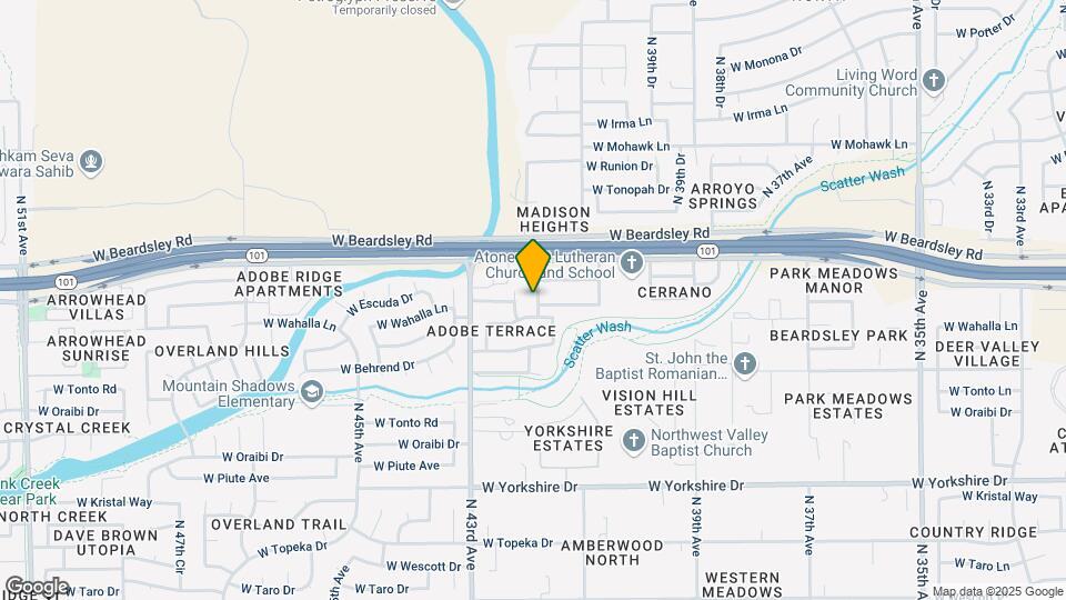 20014 N 41st Ln Map and Location Details
