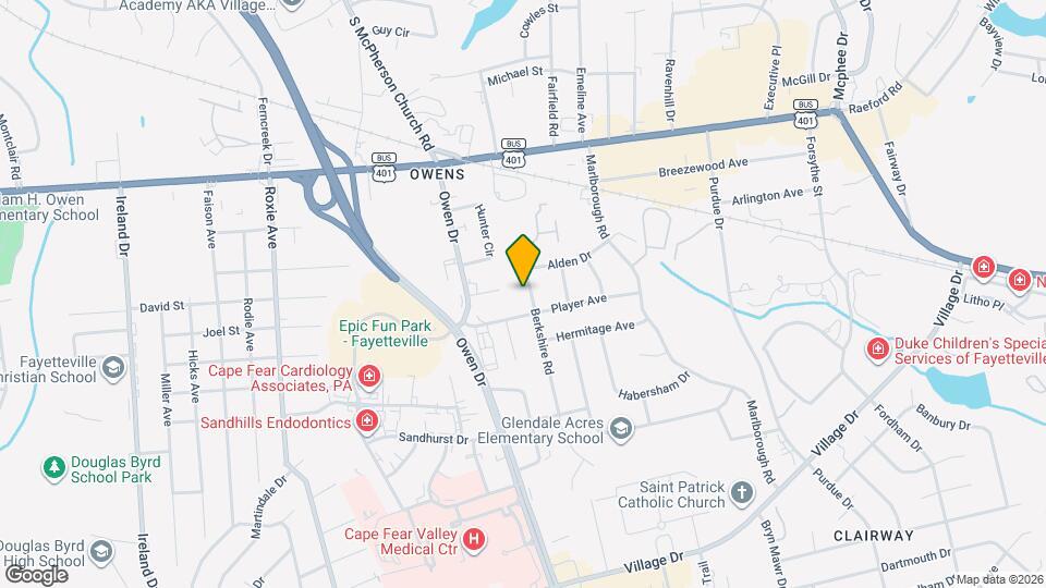 1214 Berkshire Rd Map and Location Details