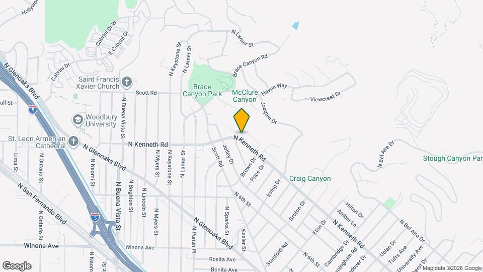 2746 N Kenneth Rd Mapa y Detalles de la Ubicación