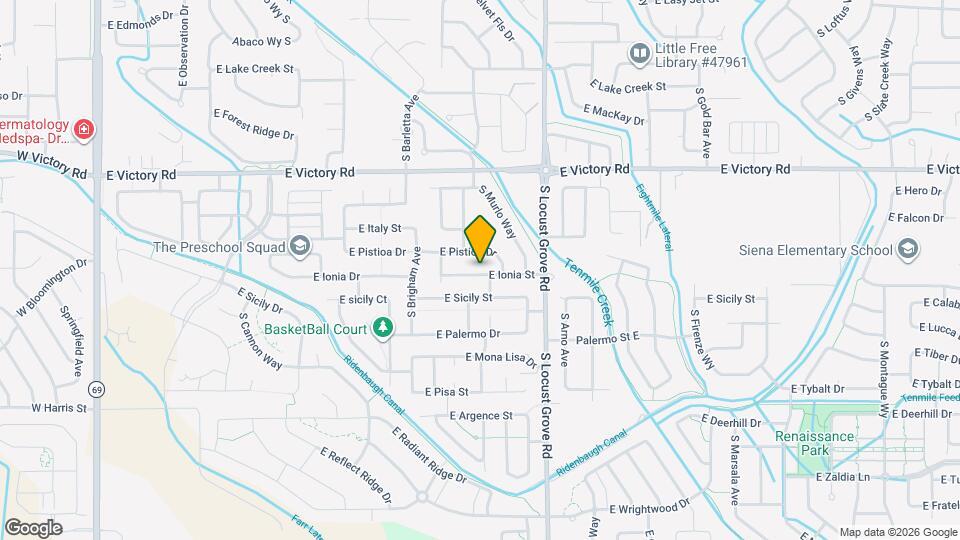 1370 E Ionia St Map and Location Details