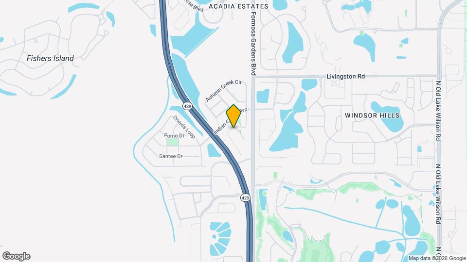 2508 Osprey Creek Ct Map and Location Details