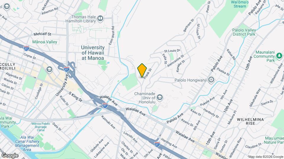 1382 Frank St Map and Location Details