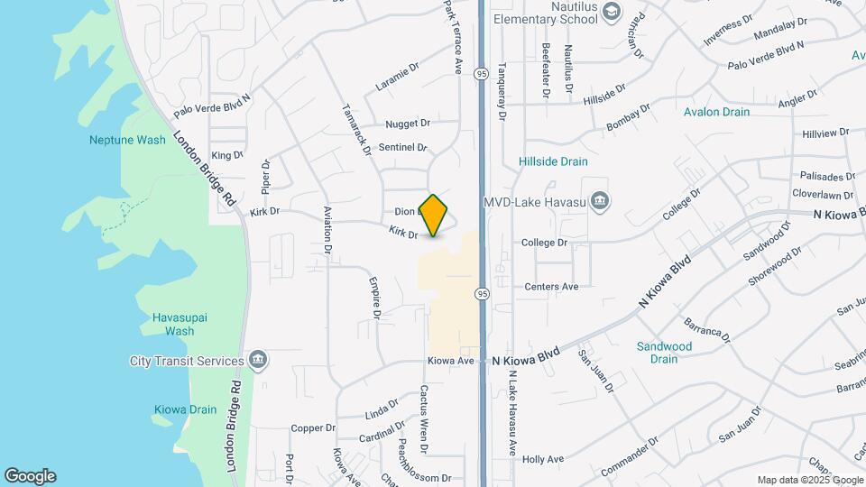 1850 Kirk Dr Map and Location Details