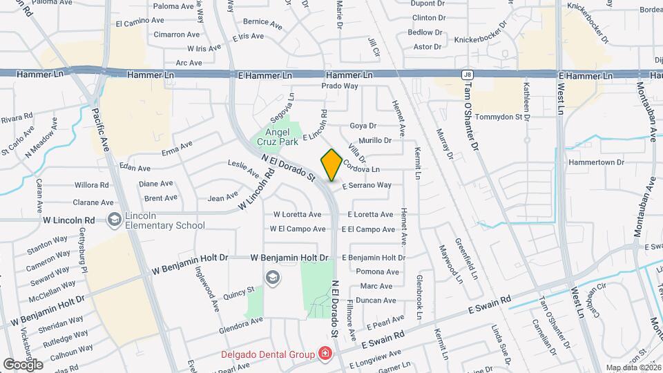 6808 N El Dorado St Map and Location Details