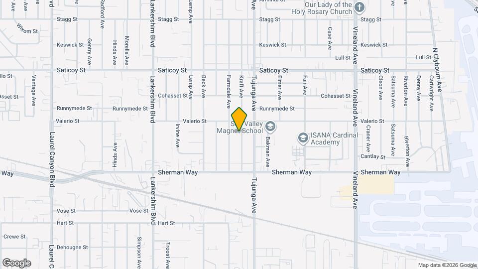 7331 1/2 Kraft Ave Map and Location Details