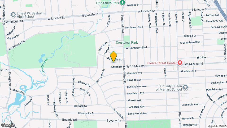 1054 Saxon Dr Map and Location Details