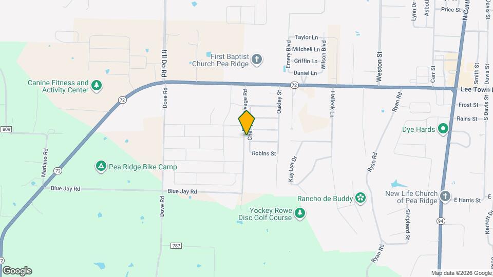 405 Cherry St Map and Location Details