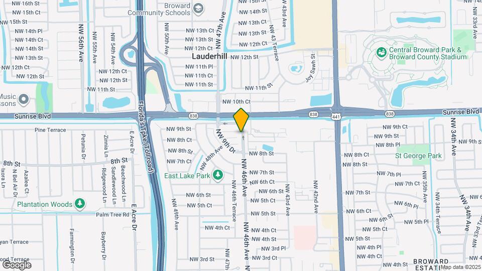 859 NW 46th Ave Map and Location Details