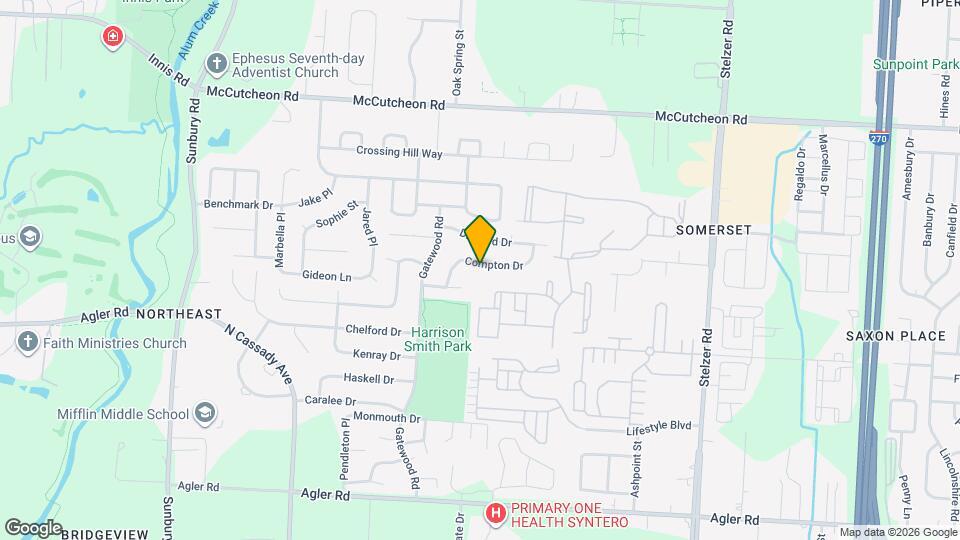 3391 Compton Dr Map and Location Details