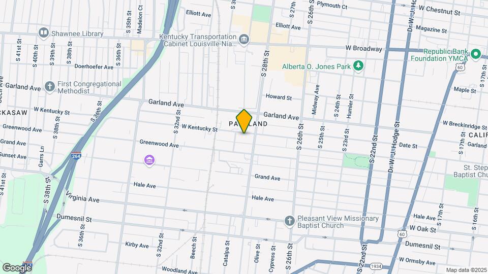 2816 W Kentucky St Map and Location Details