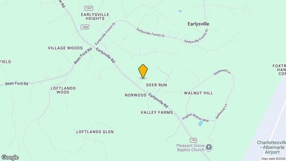 3795 Earlysville Rd Map and Location Details