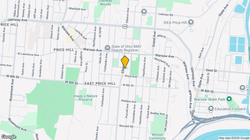 916 Elberon Ave Map and Location Details